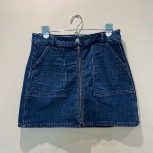 Madewell denim skirt